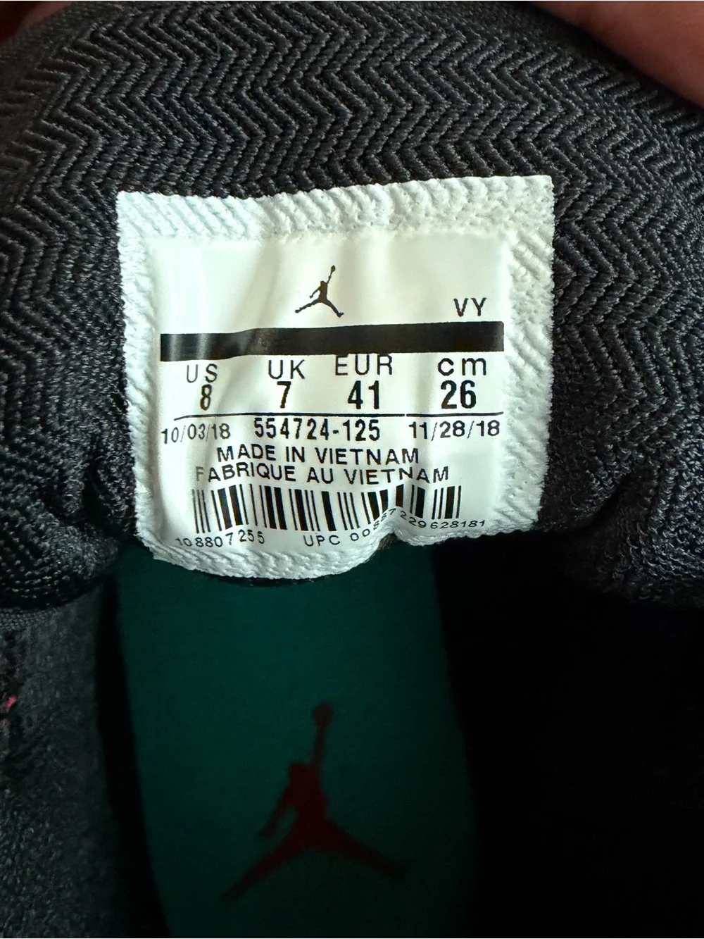 Jordan 1 Mid - Bred Multi-Color (2018) M8